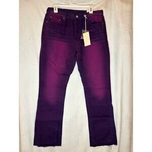 NWT Sz. 33 - Men's Purple Graidant Jeans by MNML
